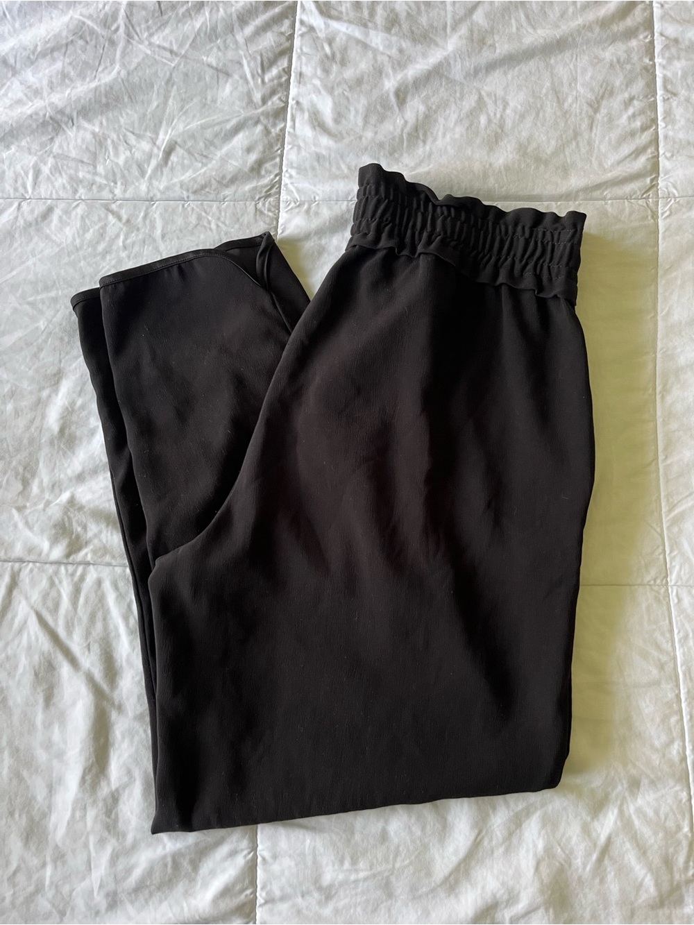 Zara Black Cropped Ankle Pants